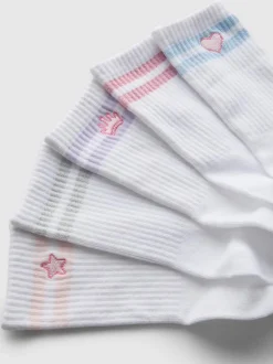 Glitzernde Sportsocken, 5er-Pack