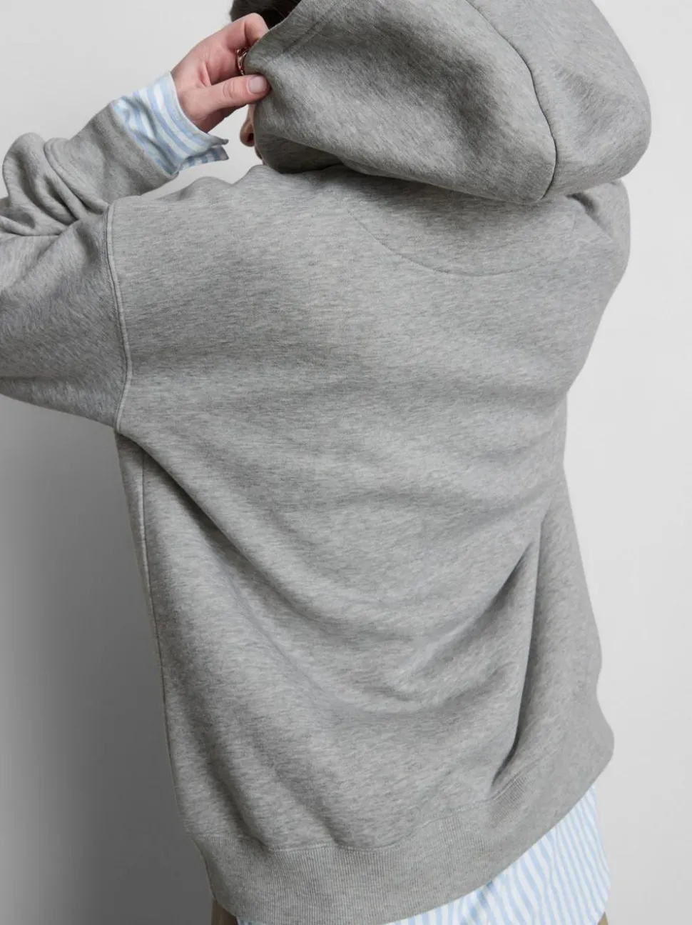 Grafik-Hoodie aus Baumwollmischung