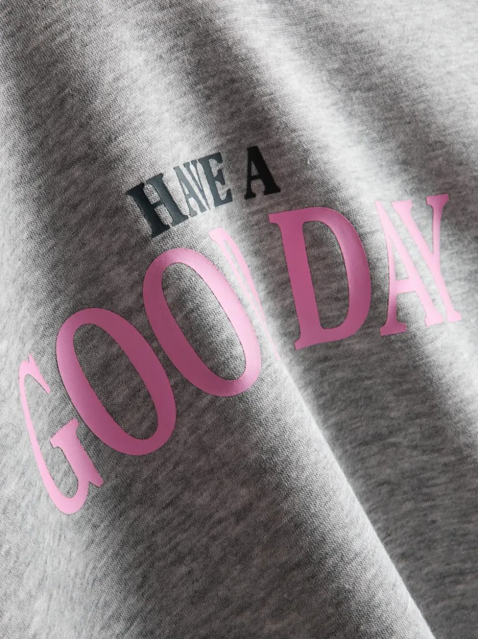 Grafik-Hoodie aus Baumwollmischung