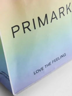 Große, wiederverwendbare „Primark“ Tasche in Pride-Farben