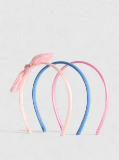 Haarreifen mit Schleife, 3er-Pack