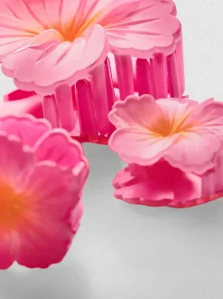 Haarspangen in Blumenform, 3er-Pack