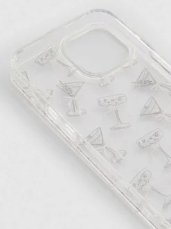 Handyhülle mit Martiniglas-Design
