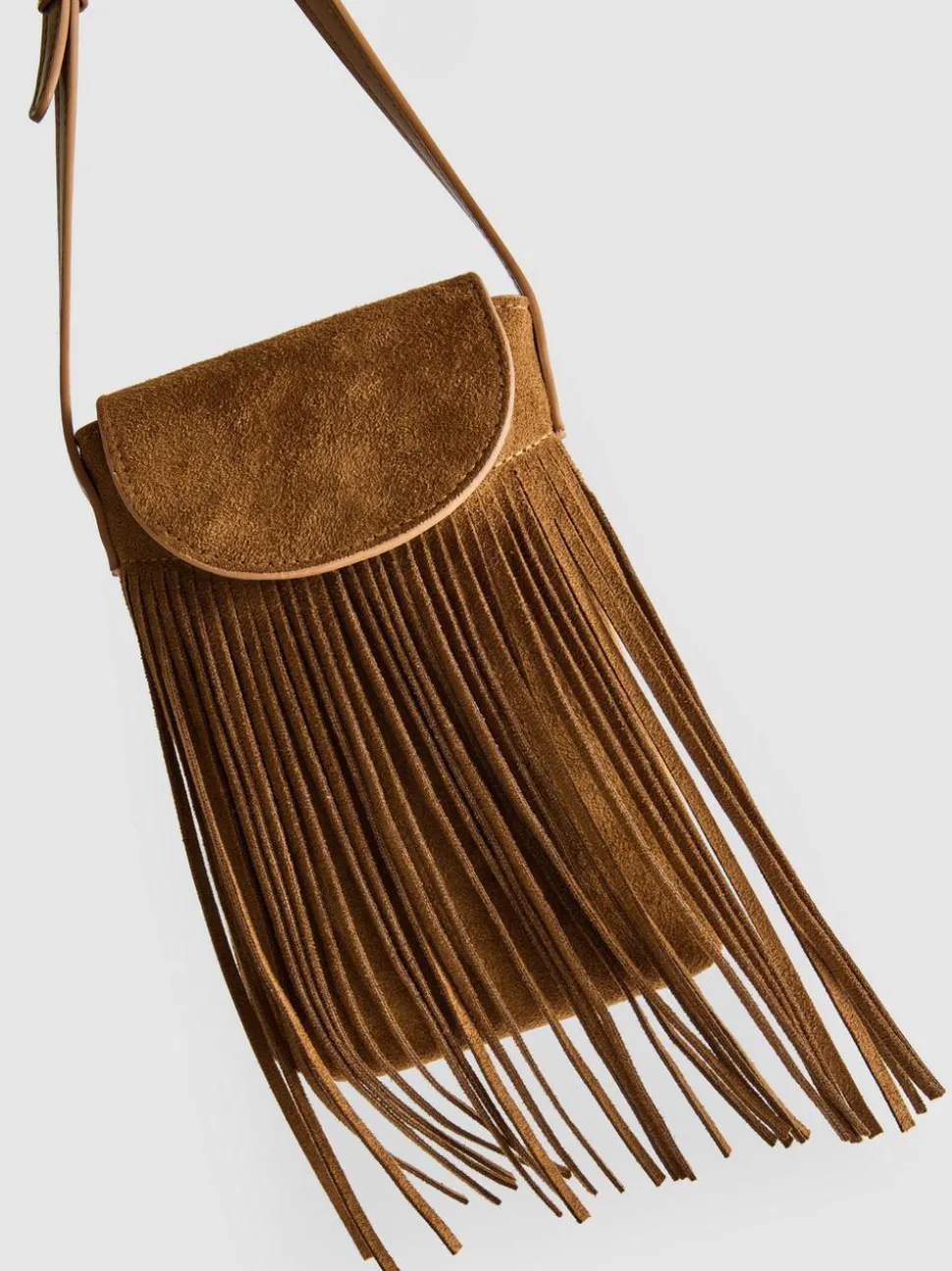 Handytasche mit Fransen