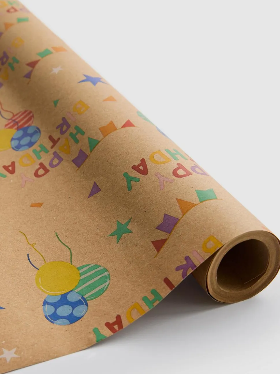 „Happy Birthday“ Geschenkpapier, 6 m