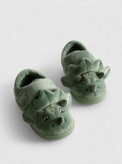 Hausschuhe mit Cupsohle und Dinosaurier-Motiv