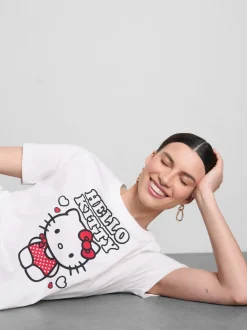 „Hello Kitty“ Baumwoll-T-Shirt mit Grafik