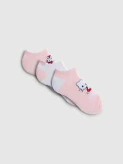 „Hello Kitty“ Sneaker-Socken, 3er-Pack