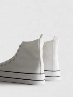 High-Top-Sneaker aus Canvas