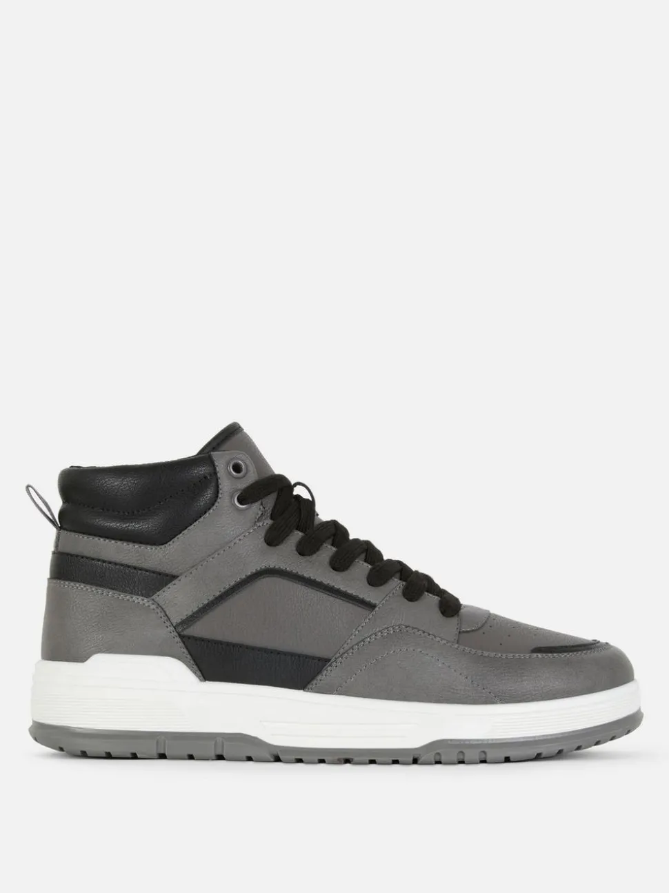 High-Top-Sneaker mit Einsätzen