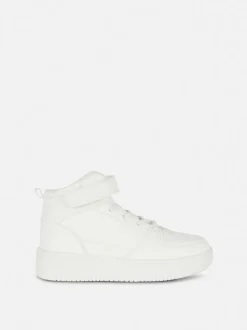 High-Top-Sneaker mit Riemen