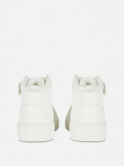 High-Top-Sneaker mit Riemen