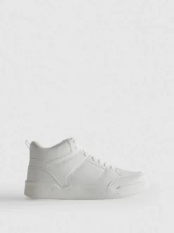 High-Top-Sneaker mit Schnürsenkeln