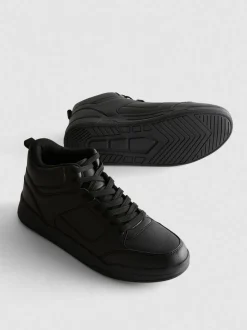 High-Top-Sneaker mit Schnürsenkeln