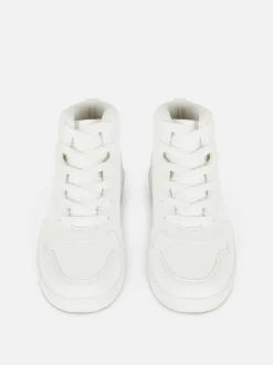 High-Top-Sneakers mit klobiger Sohle