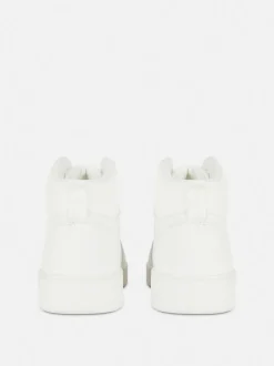 High-Top-Sneakers mit klobiger Sohle