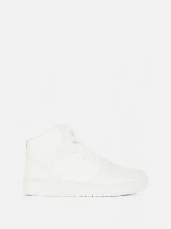 High-Top-Sneakers mit klobiger Sohle
