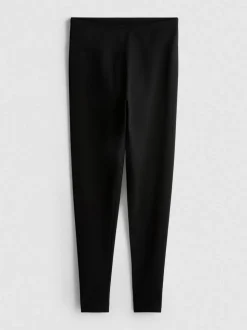 High-Waist-Leggings mit hohem Baumwollanteil