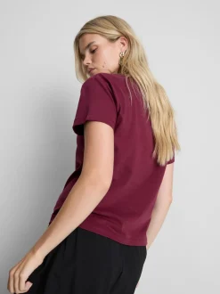 „Hilary Duff“ T-Shirt aus reiner Baumwolle mit Grafik
