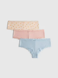 Hipster-Slips aus Mikrofaser, 3er-Pack
