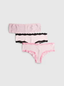 Hipster-Slips, 3er-Pack