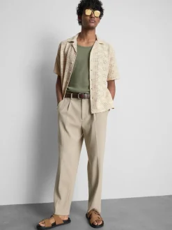 Häkelshirt mit Schachbrettmuster