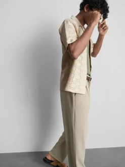 Häkelshirt mit Schachbrettmuster