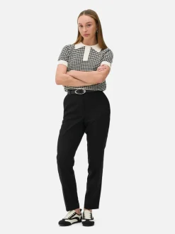 Hochtaillierte elegante Hose