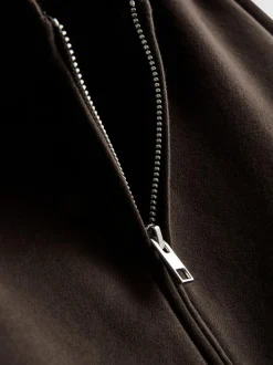 Hoodie mit Reißverschluss und hohem Baumwollanteil