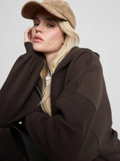 Hoodie mit Reißverschluss und hohem Baumwollanteil