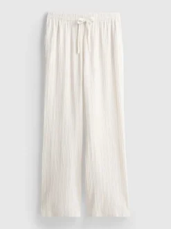 Hose in Knitteroptik mit geradem Bein