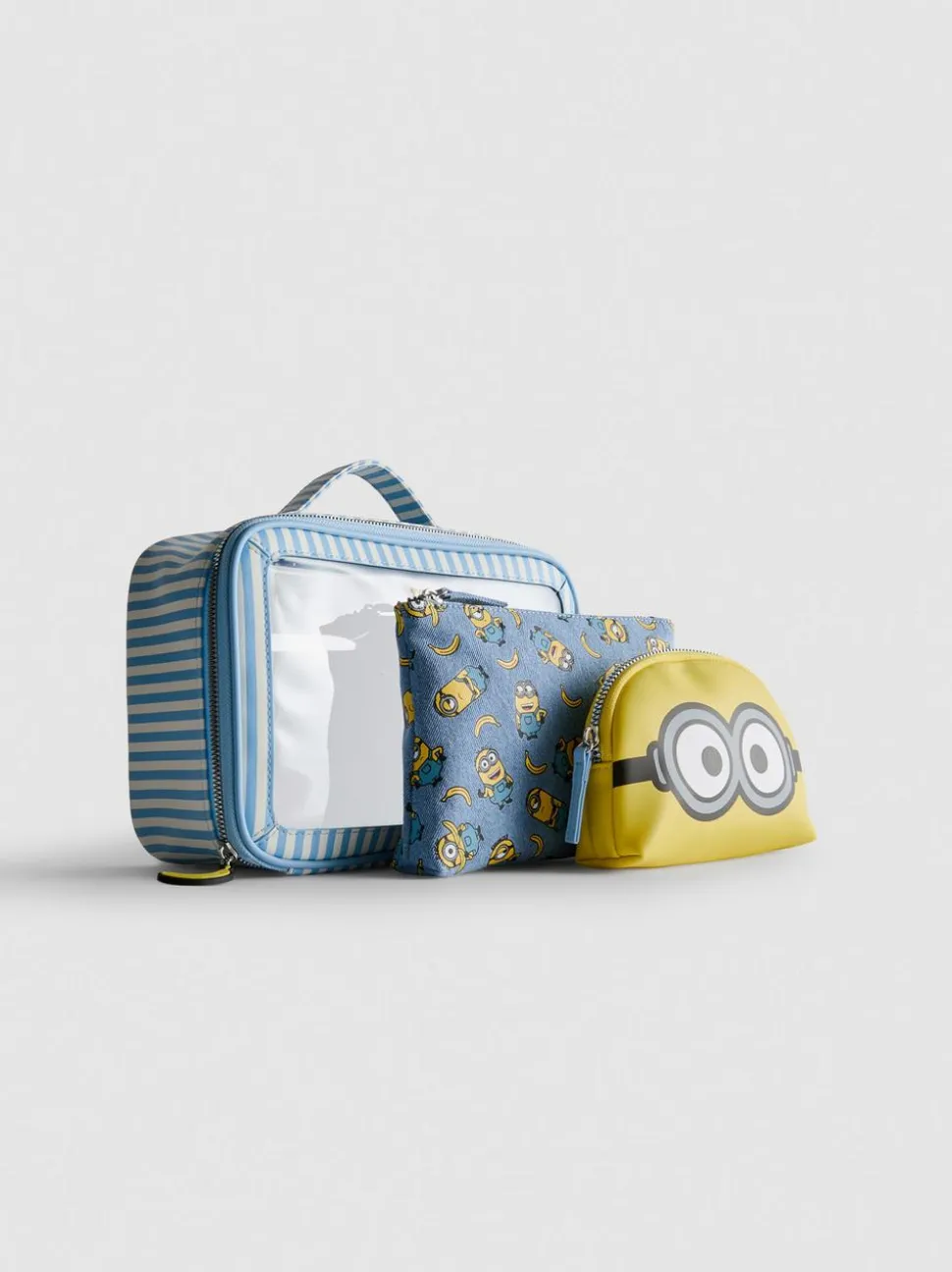„Ich – Einfach unverbesserlich Minions“ Make-up-Taschen-Set, 3-teilig