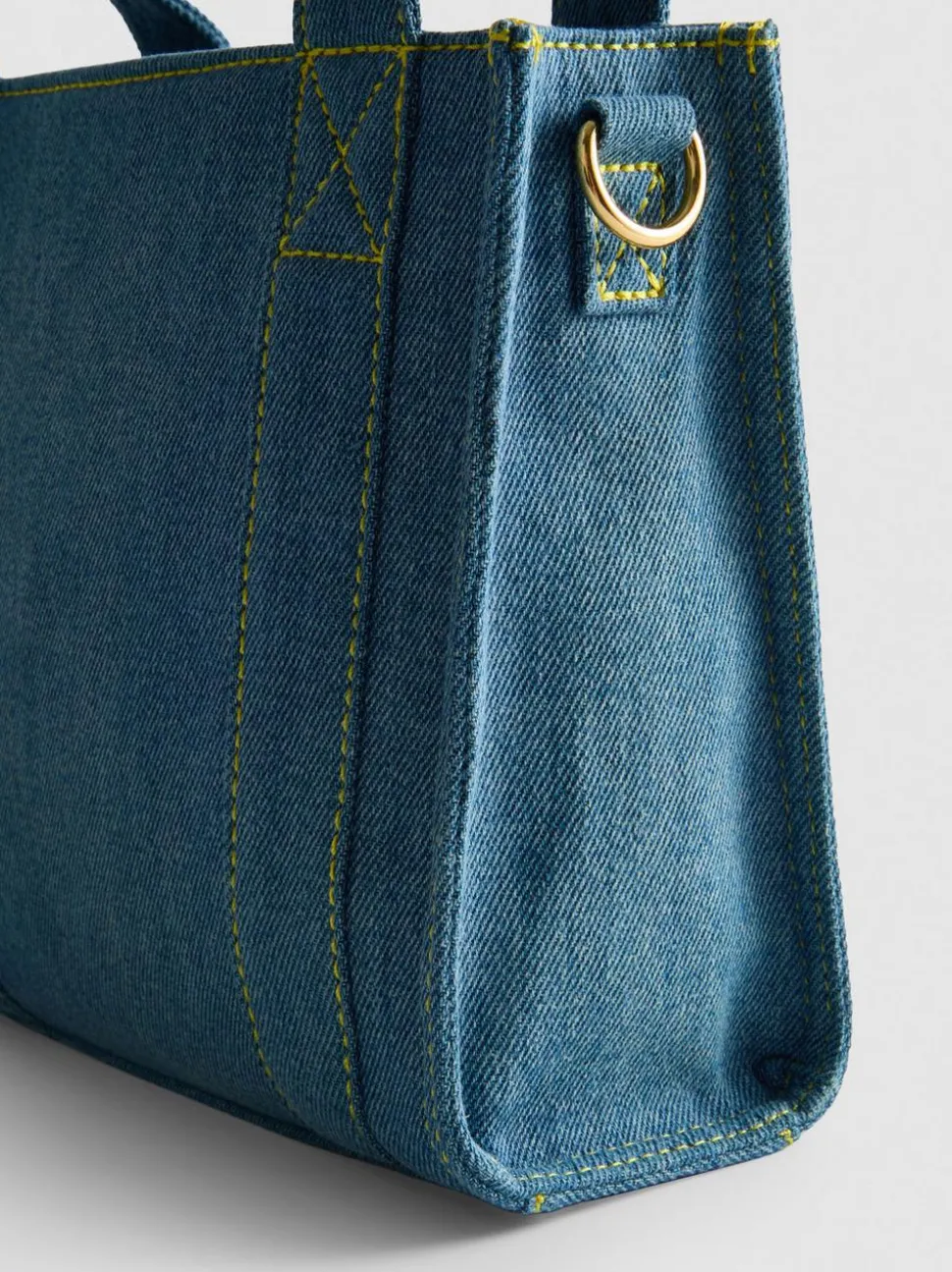 „Ich – einfach unverbesserlich“ Denim-Minitragetasche