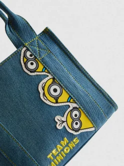 „Ich – einfach unverbesserlich“ Denim-Minitragetasche