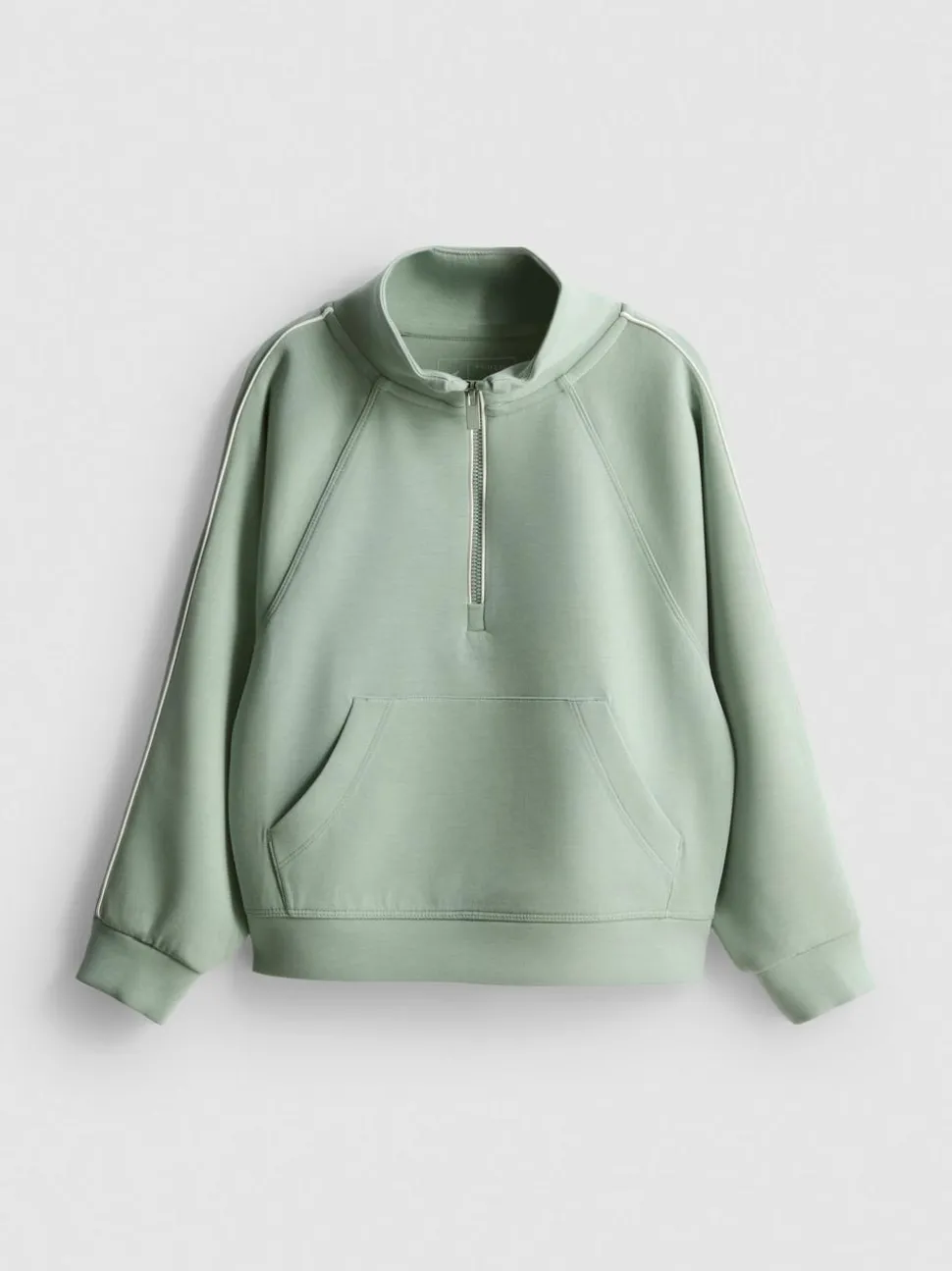 1–9 Jahre | Active-Sweatshirt mit halbem Reißverschluss und Trichterkragen