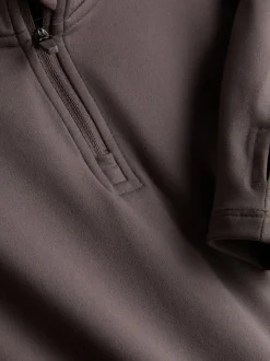 7–15 Jahre | Active-Sweatshirt mit halbem Reißverschluss