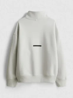 7–15 Jahre | Active-Sweatshirt mit Trichterkragen und Einfassungen