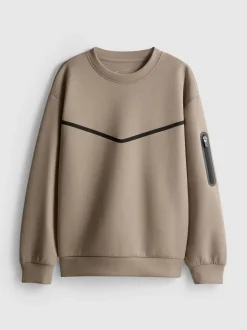 7–15 Jahre | Activewear-Sweatshirt mit Einfassungen