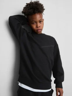 7–15 Jahre | Activewear-Sweatshirt mit Einfassungen
