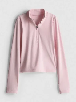 3–9 Jahre | Activewear-Sweatshirt mit halbem Reißverschluss