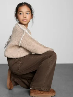 7–15 Jahre | Bestickte Hose mit weitem Bein