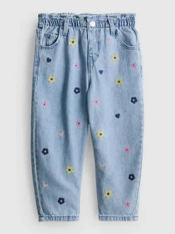 1–9 Jahre | Bestickte Mom-Jeans