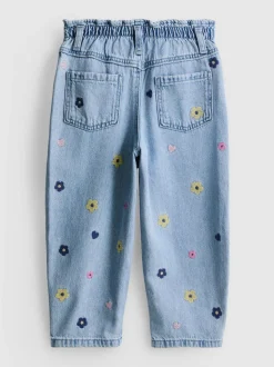 1–9 Jahre | Bestickte Mom-Jeans