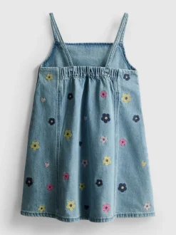 1,5–9 Jahre | Besticktes Jeanskleid