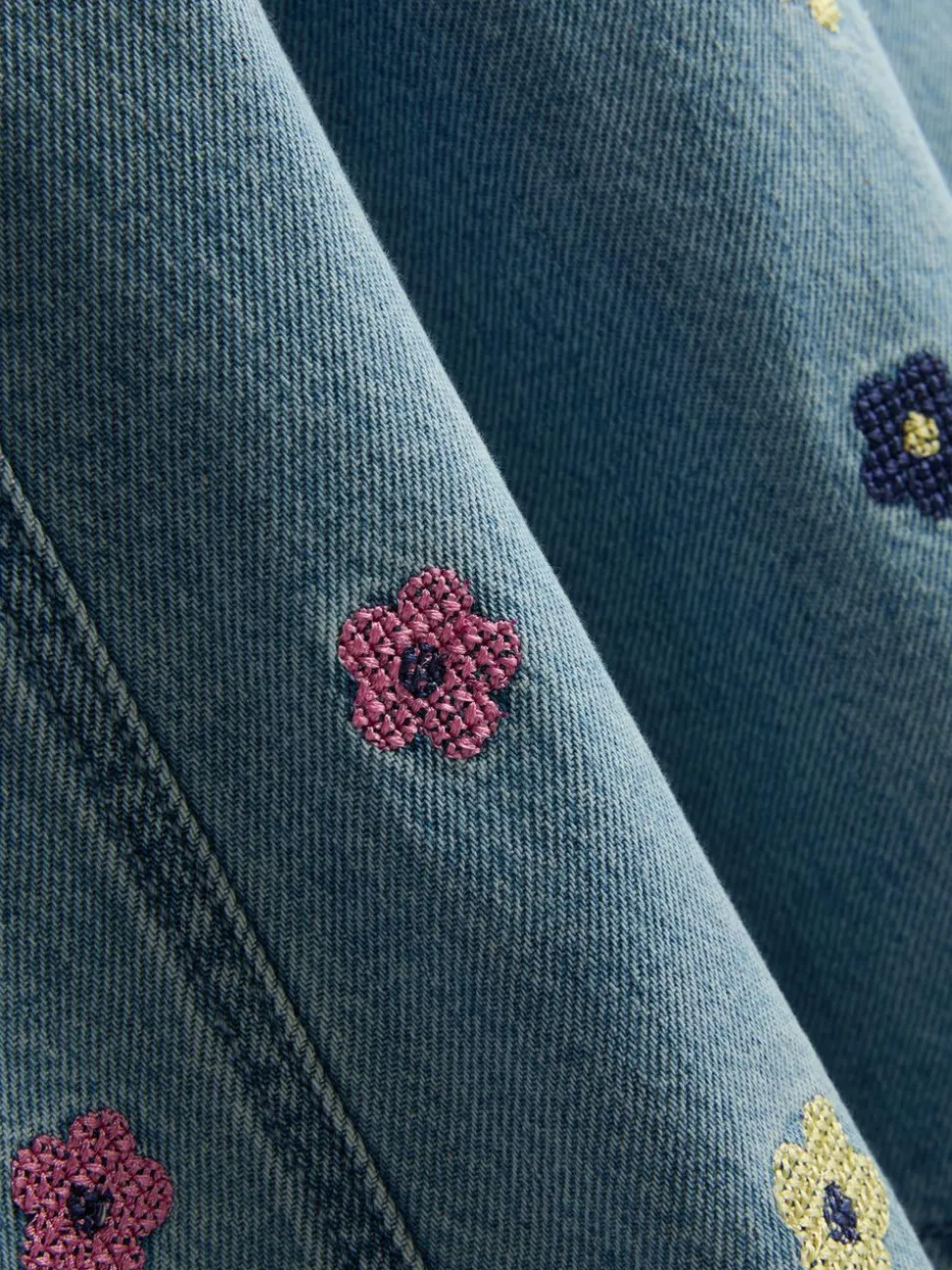 1,5–9 Jahre | Besticktes Jeanskleid