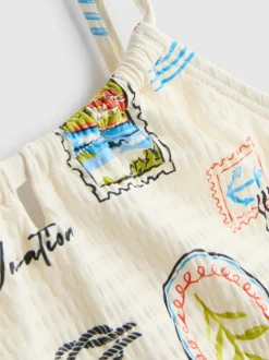 7–15 Jahre | Bikini mit Postkarten-Print