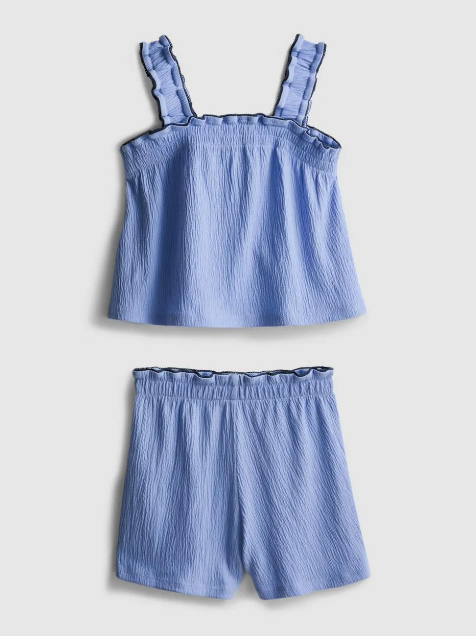 1,5–9 Jahre | Bluse und Shorts in Knitteroptik