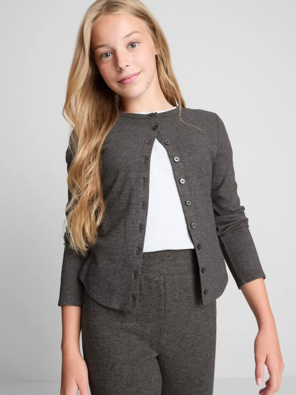 7–15 Jahre | Cardigan mit Knopfleiste