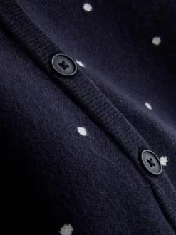 1–9 Jahre | Cardigan mit Pünktchenmuster und Strickhose im Set