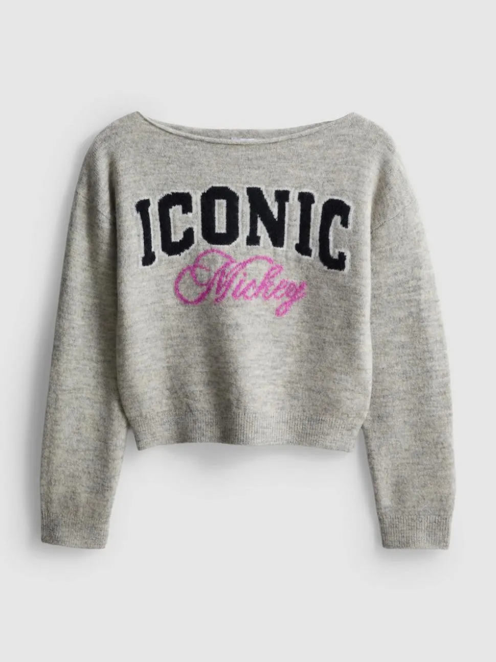 7–15 Jahre | „Disney Micky Maus“ Pullover mit U-Boot-Ausschnitt